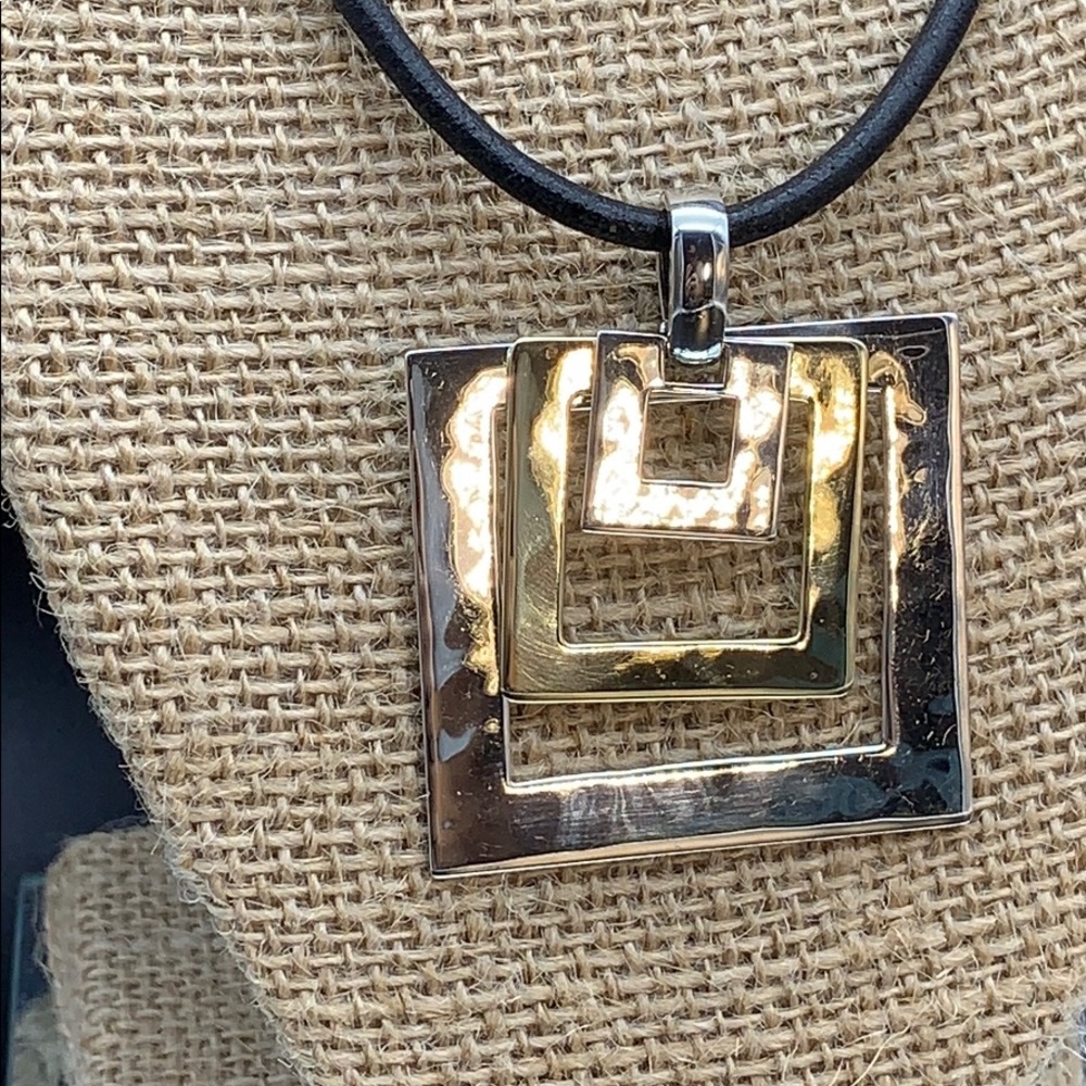 Robert Lee Morris Hammered Silver & Brass …